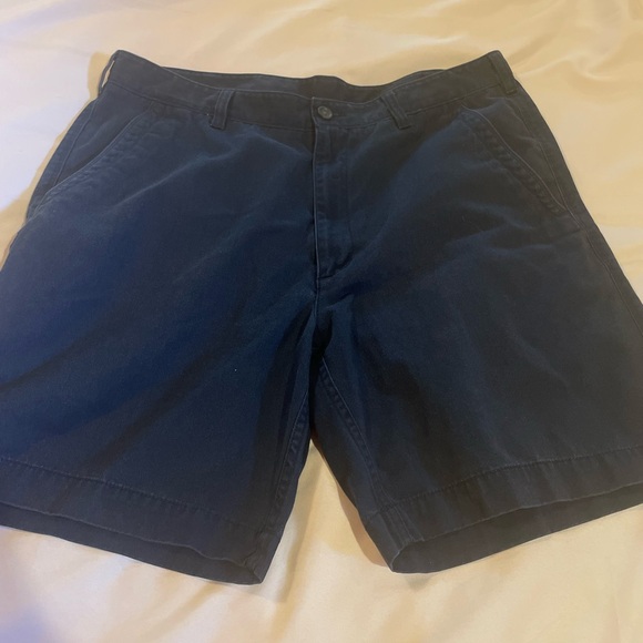 Savane Men’s Navy Flat Front Shorts with Extra Side Pocket, Size 36 - Picture 1 of 10